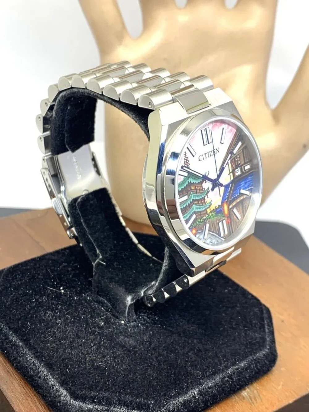Citizen IFL Watch NJ0159-86A Tsuyosa Automatic Tokyo Concept Hand Painted Dial